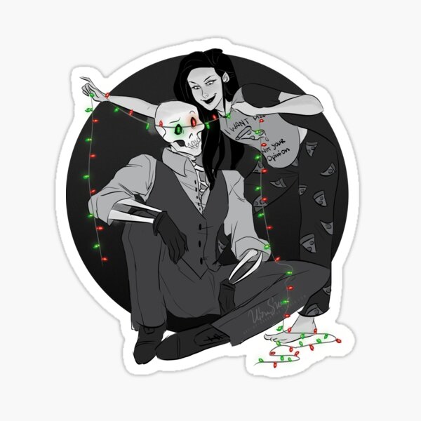 Merry Scary Christmas Sticker