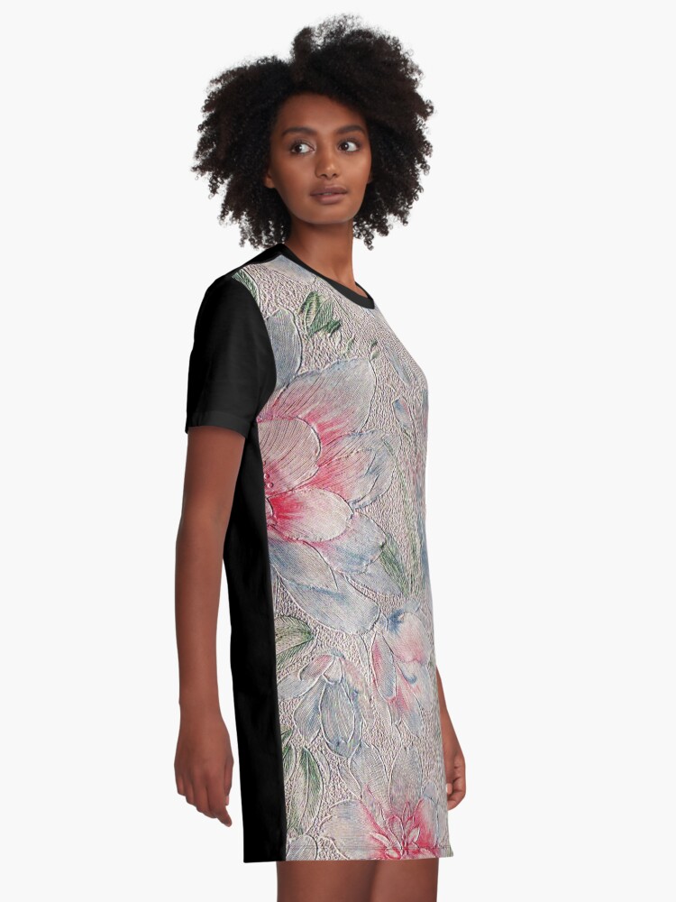 Alternate view of Floral Riot #2 Graphic T-Shirt Dress