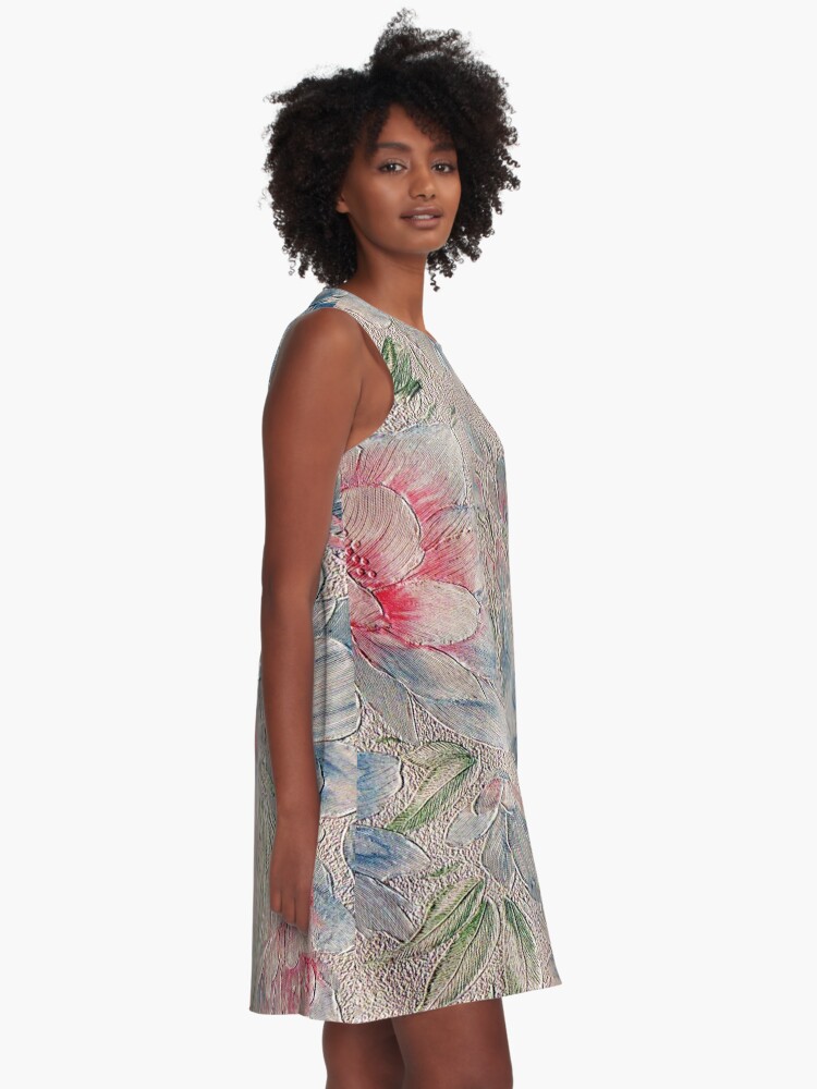 Alternate view of Floral Riot #2 A-Line Dress