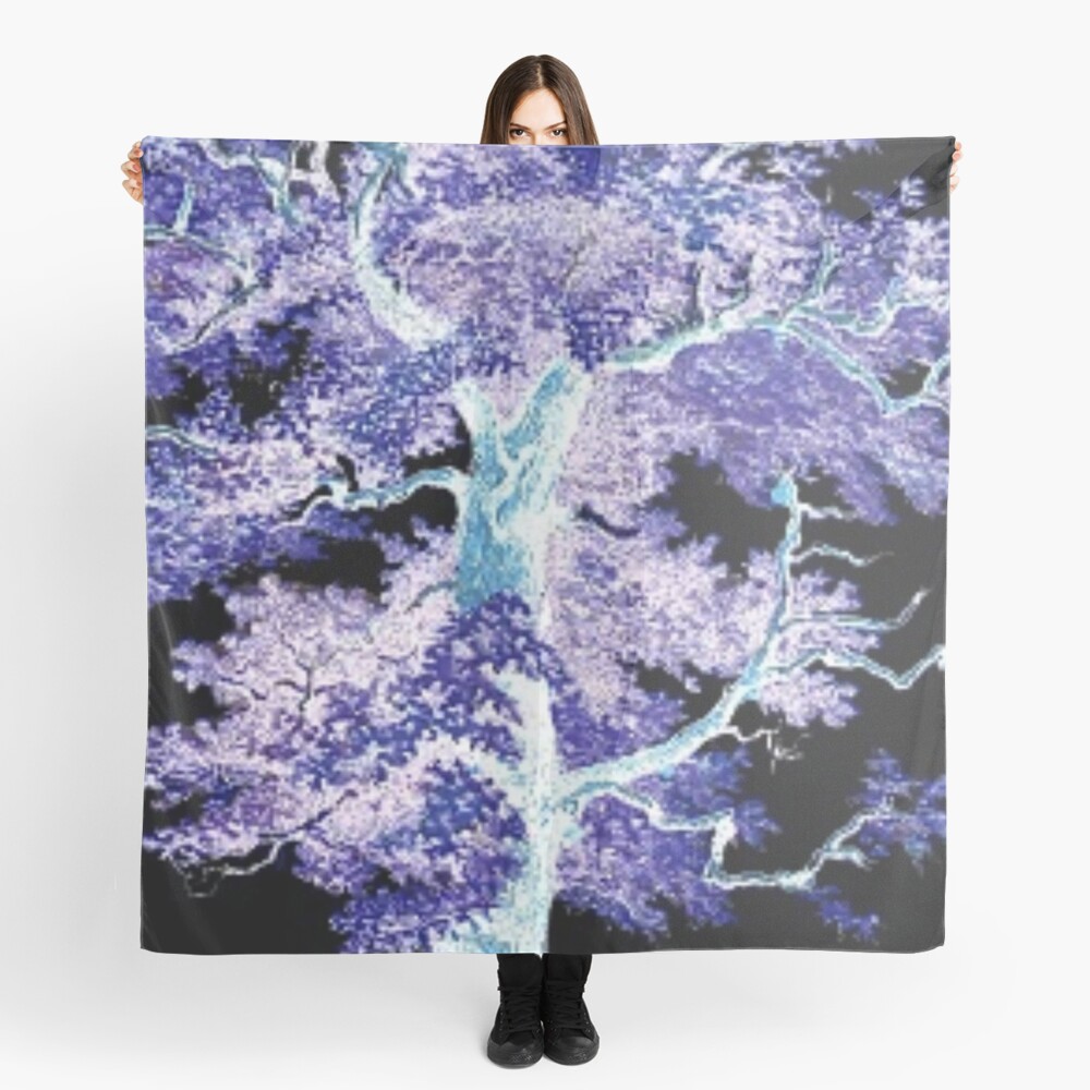 Tree in the Night Scarf