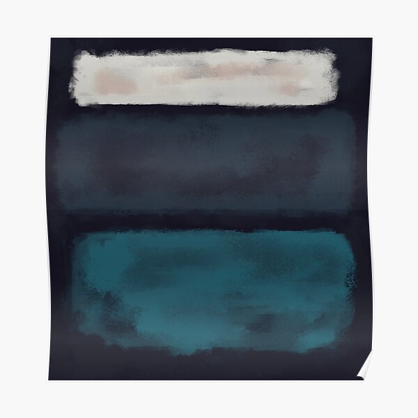 Rothko Inspired #17 Poster