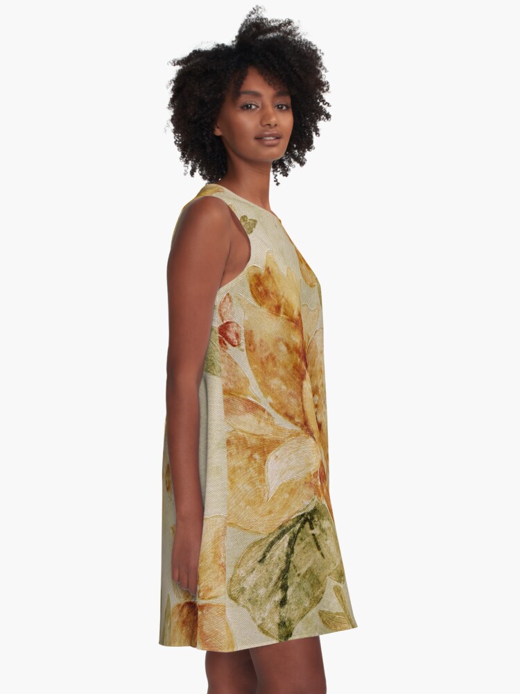 Alternate view of Golden Rose A-Line Dress