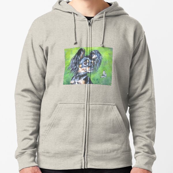Russian Toy Fine Art Painting Zipped Hoodie
