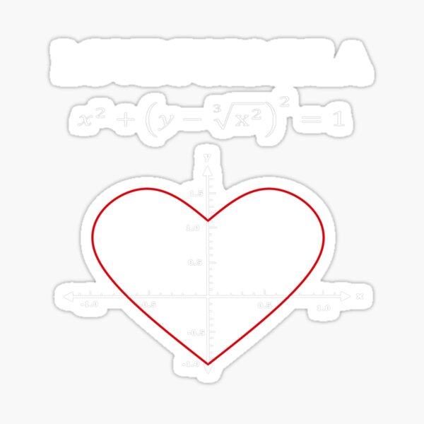 Love formula math Sticker