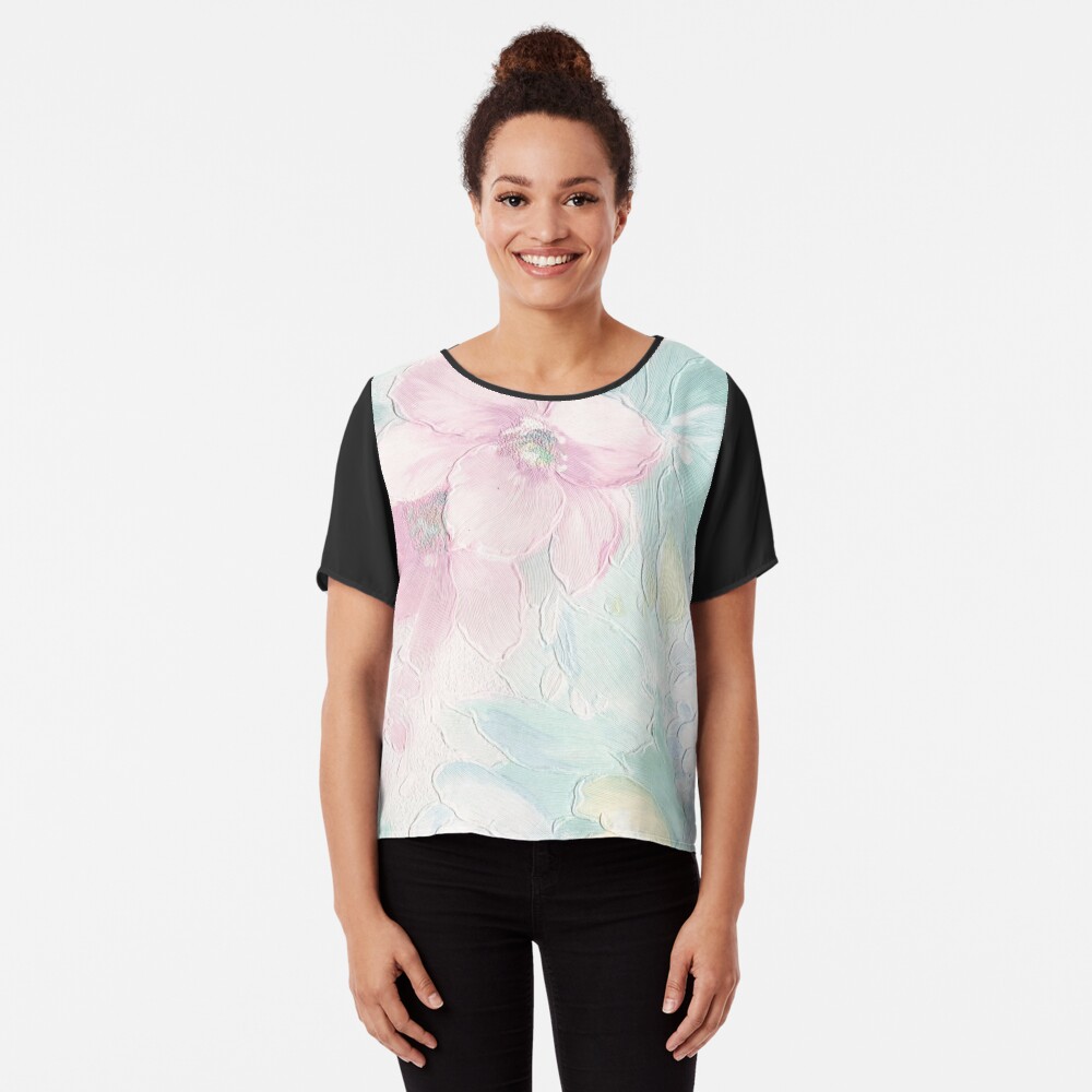 Garden Excerpt #109 Chiffon Top
