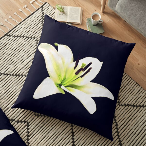 Vanilla Blossom Floor Pillow