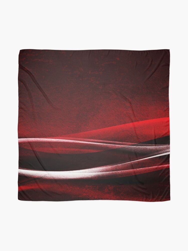 Alternate view of Red Velvet Wave Scarf