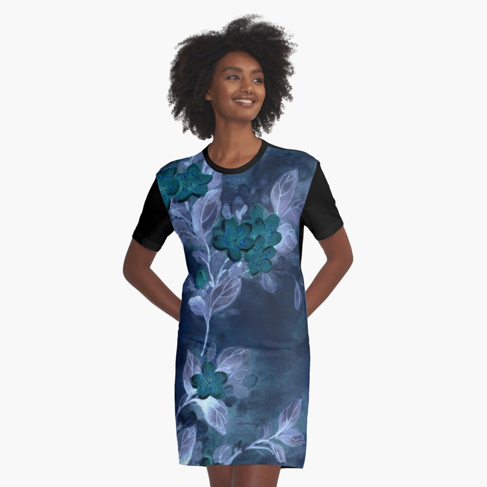 Garden Excerpt #104 Graphic T-Shirt Dress