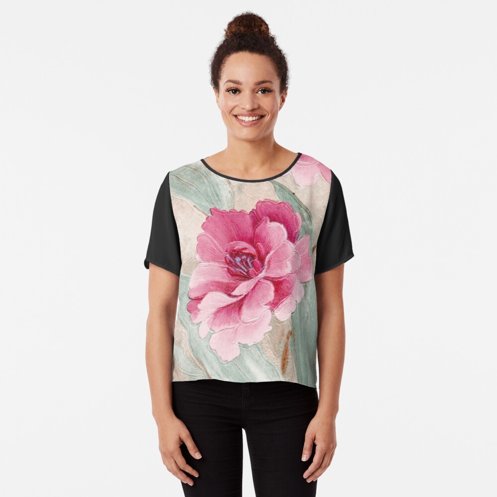 Garden Excerpt #103 Chiffon Top