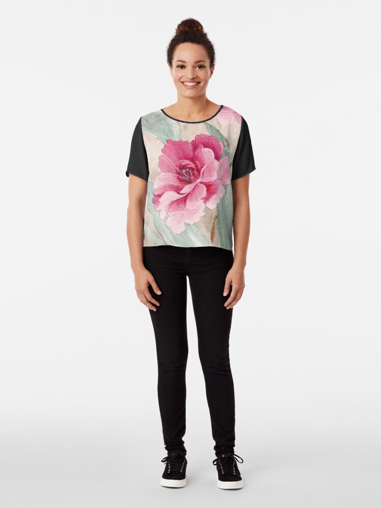 Alternate view of Garden Excerpt #103 Chiffon Top
