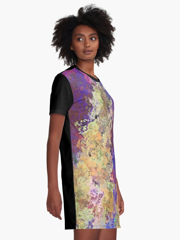 Alternate view of Dabble Flowers Graphic T-Shirt Dress