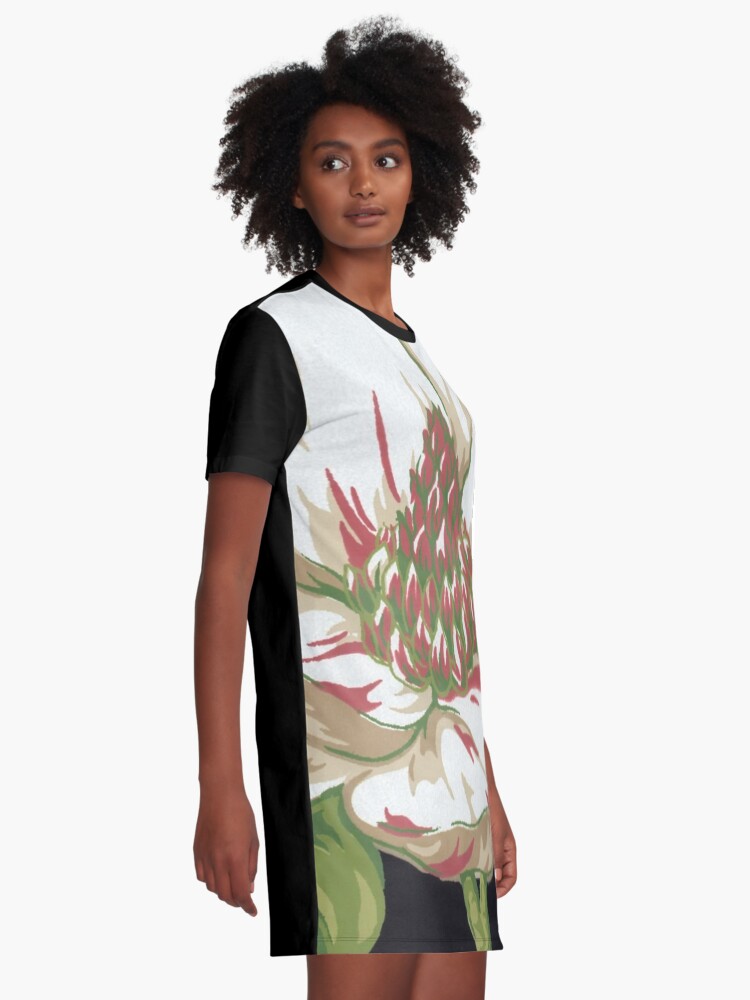 Alternate view of Sweet Magnolia #2 Graphic T-Shirt Dress