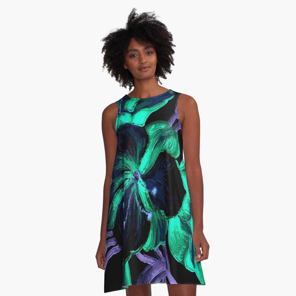 Garden Excerpt #101 A-Line Dress