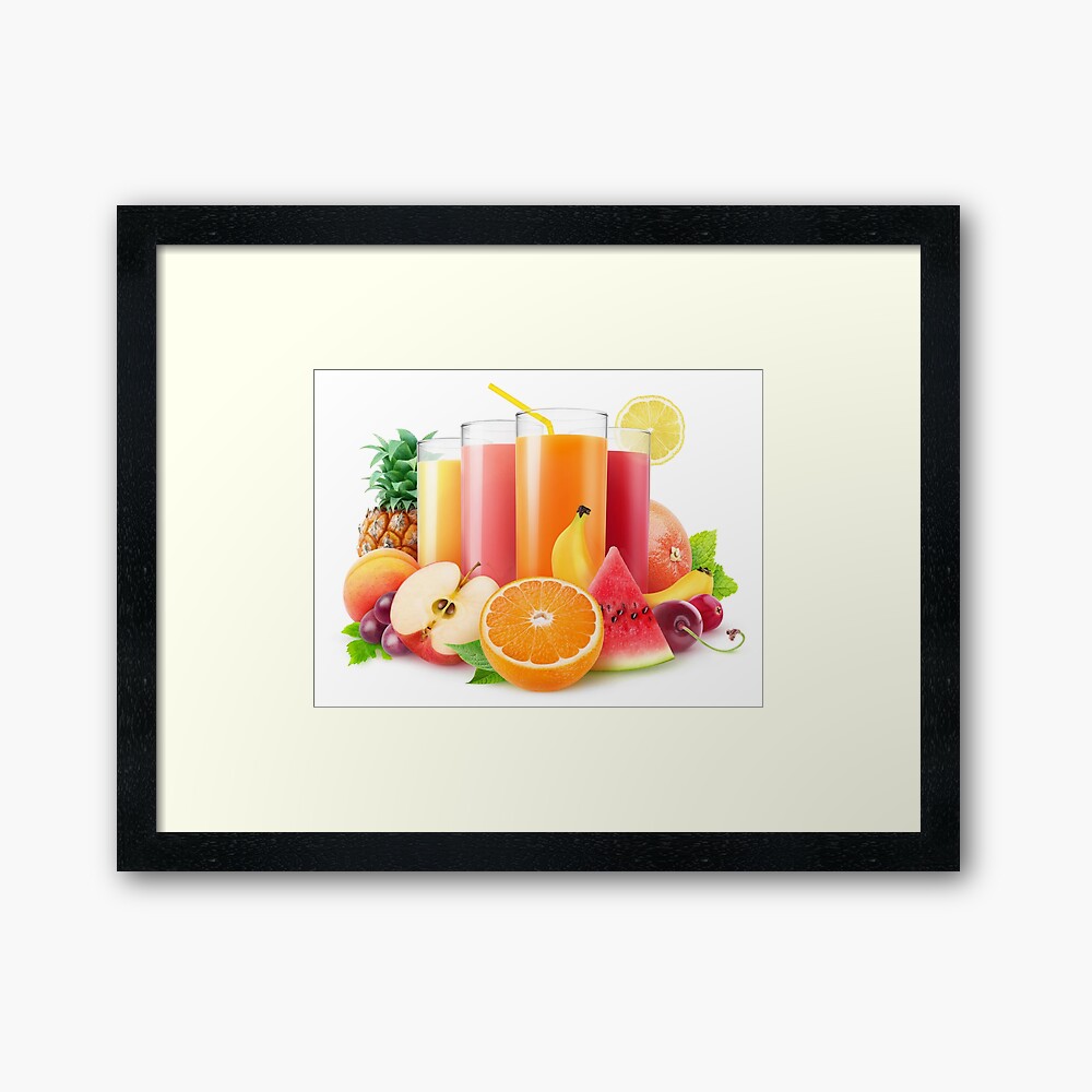 Fresh Fruit Juices Poster for Sale by 6hands