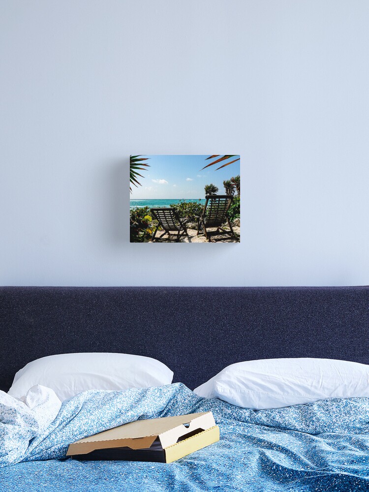 Thumbnail 2 of 3, Canvas Print, Tulum Chairs designed and sold by darren-j-mcleod.