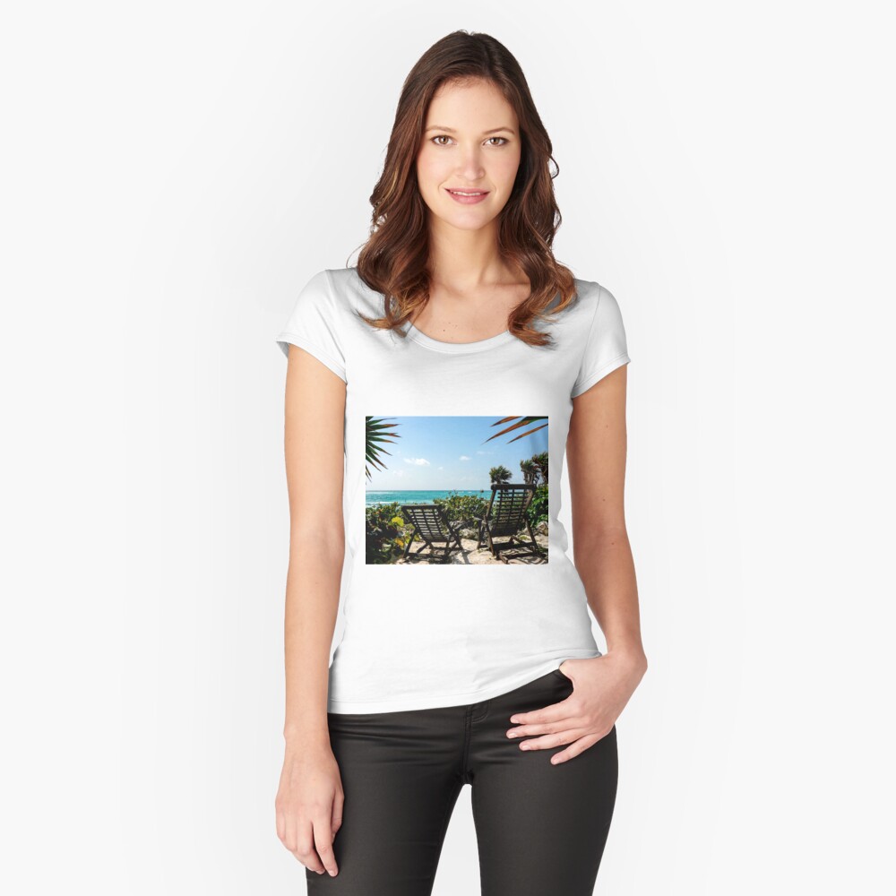 Item preview, Fitted Scoop T-Shirt designed and sold by darren-j-mcleod.