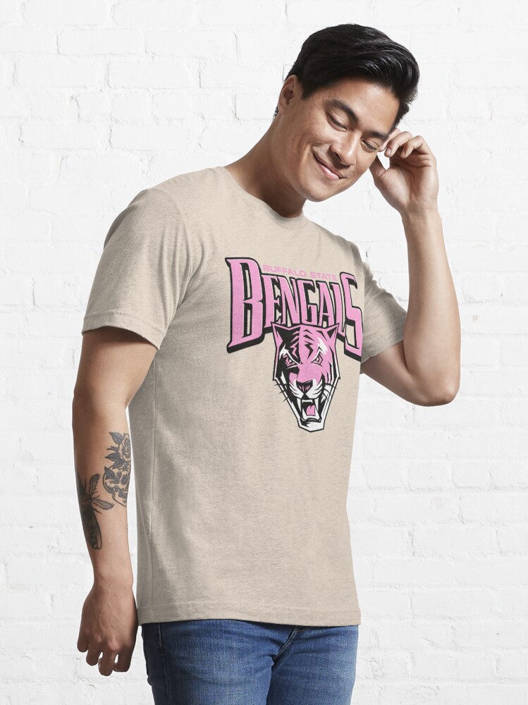 Buffalo State Bengals logo - pink Essential T-Shirt for Sale by  olivialryan