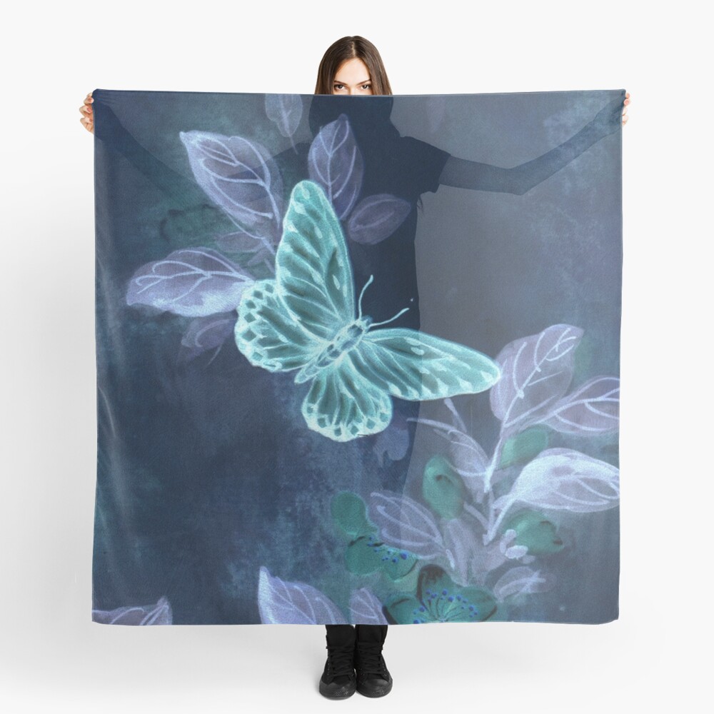 Night Glow Butterfly Scarf
