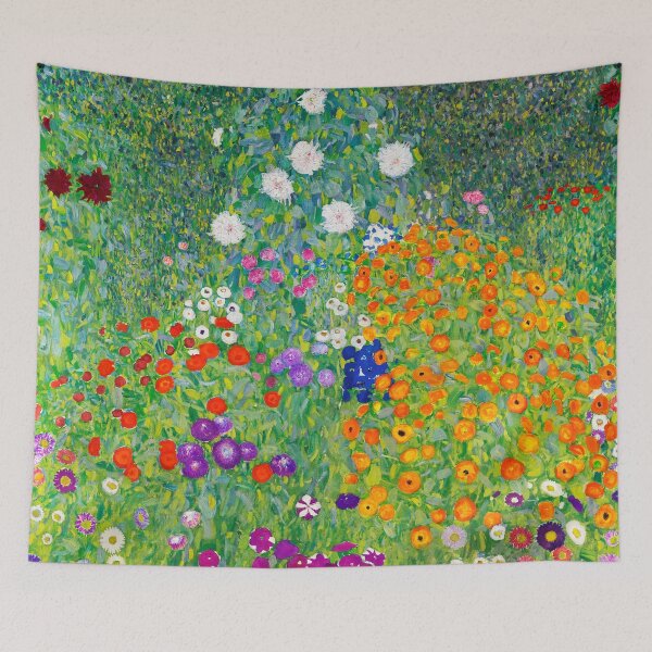 Item preview, Flower garden - Gustav Klimt designed and sold by Vintage Designs +.