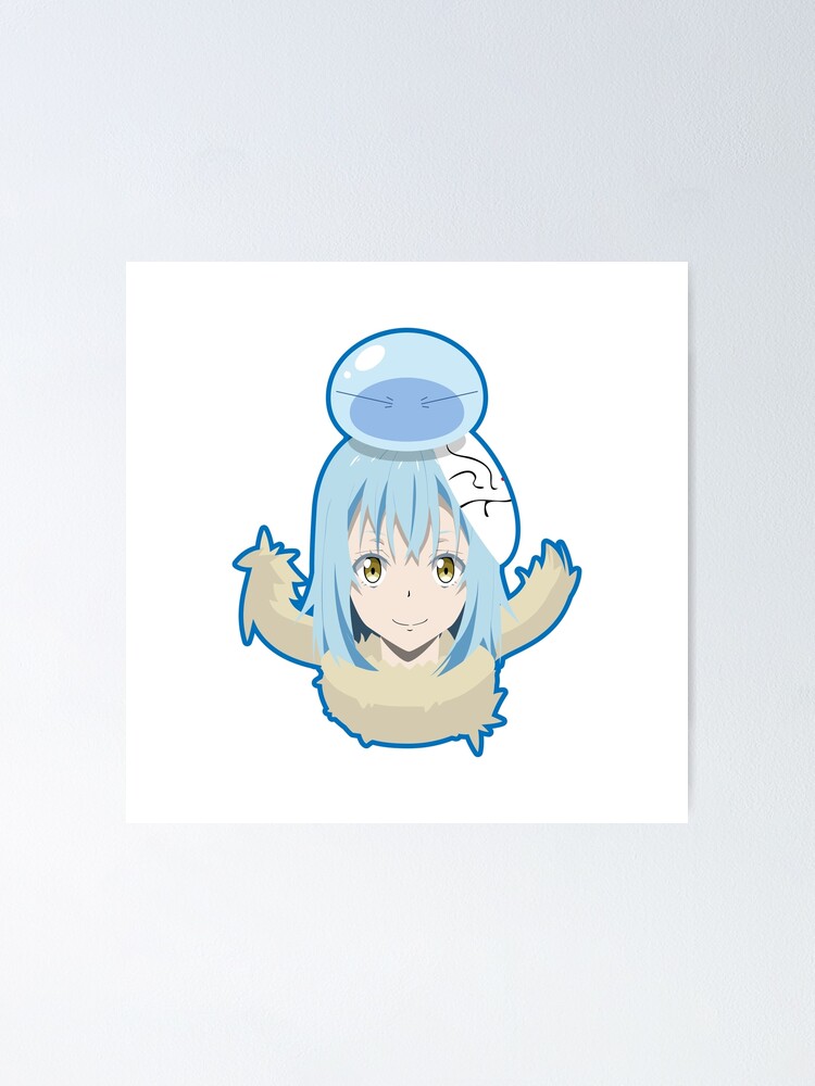 Rimuru Tempest Simple Vector Poster For Sale By Akbarmna Redbubble