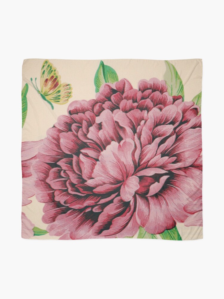 Alternate view of Pretty in Flowery Pink Scarf