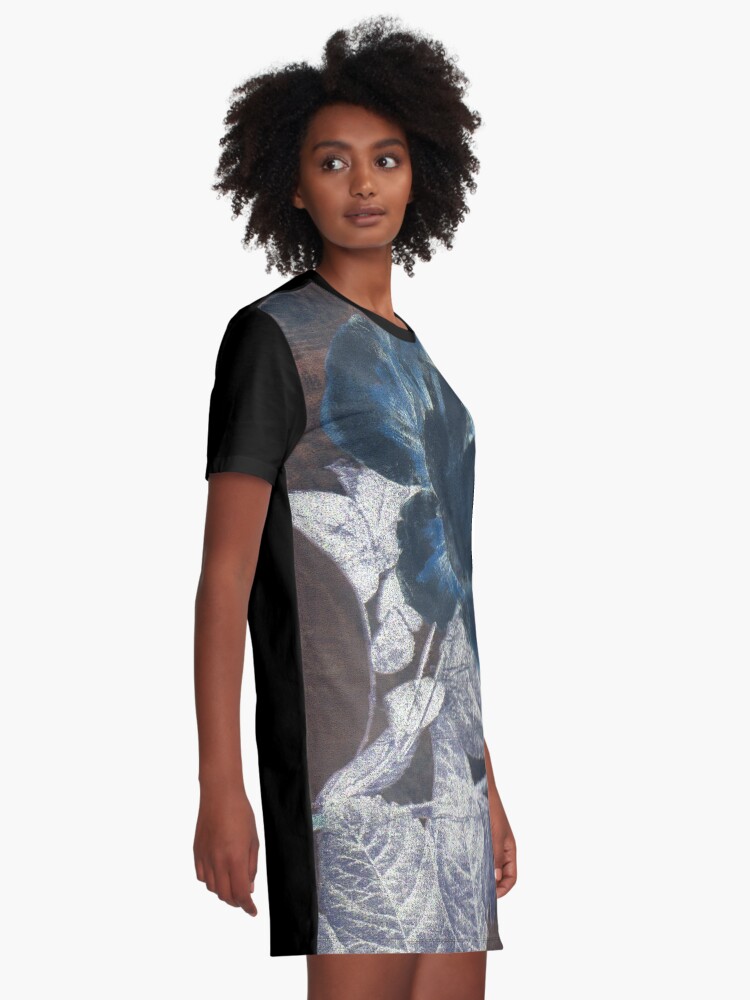Alternate view of Darkest Rose Graphic T-Shirt Dress