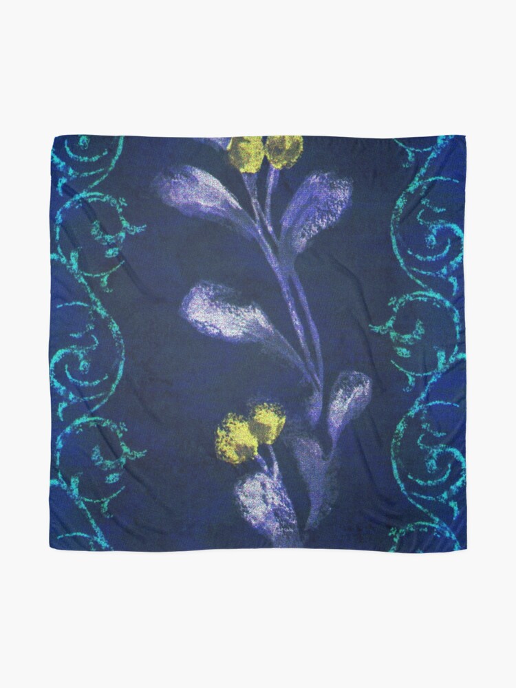 Alternate view of Vining Blue Scarf
