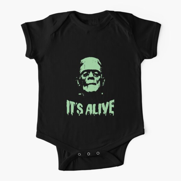 FRANKENSTEIN Short Sleeve Baby One-Piece