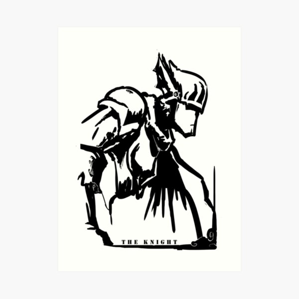 Der Ritter Kunstdruck