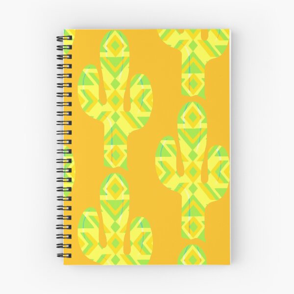 Item preview, SOUTHWEST ABSTRACT DESERT MODERNISM CACTI ... Orange background designed and sold by HeckaDoodleDo.