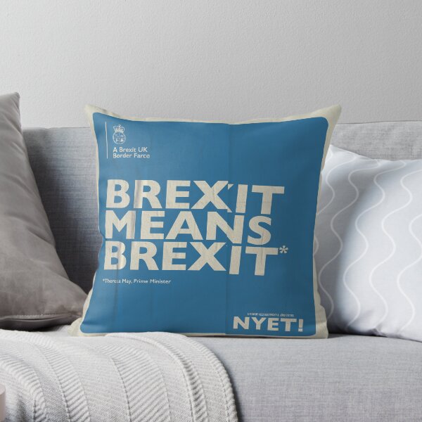Brexit Pillow Throw Pillow