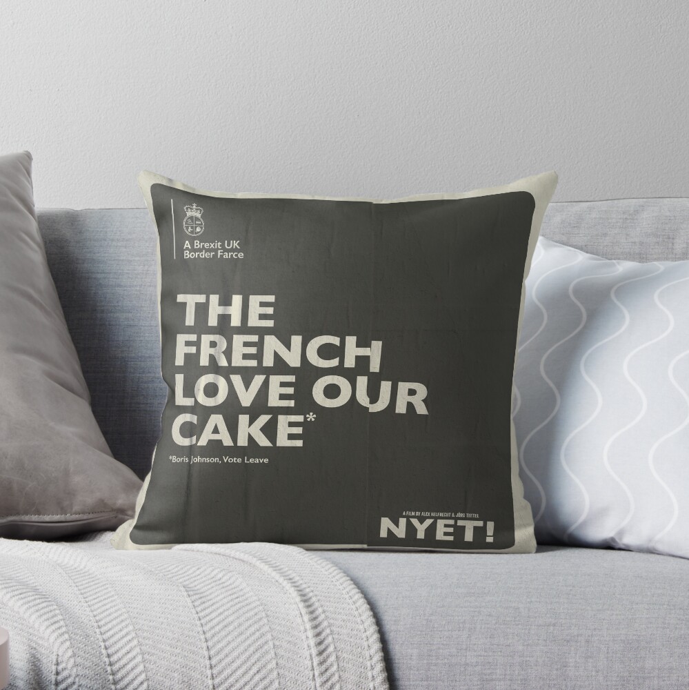 The French Pillow Throw Pillow