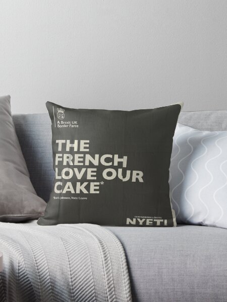 The French Pillow Throw Pillow