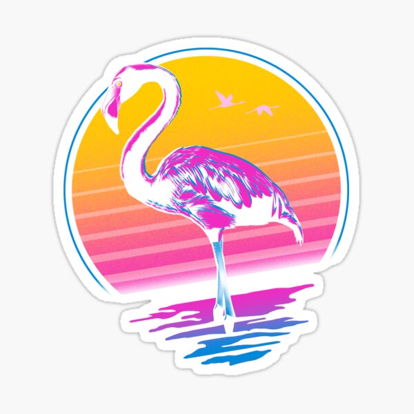 Item preview, Retro Flamingo designed and sold by Ibigo.
