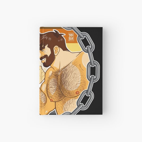 ADAM AND MIKE LIKE ARM WRESTLING - BEAR PRIDE Hardcover Journal