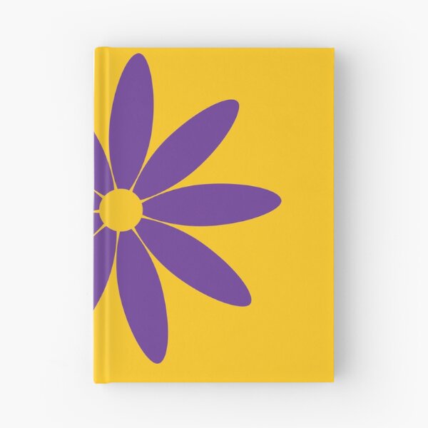 Item preview, Flower Power - Jumbo Purple on Yellow designed and sold by ChristianWiley.
