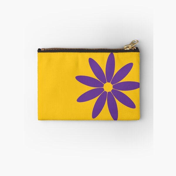 Item preview, Flower Power - Jumbo Purple on Yellow designed and sold by ChristianWiley.