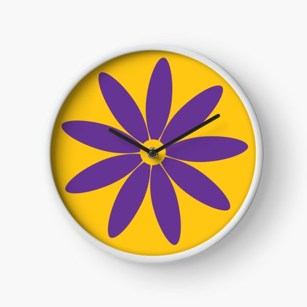 Item preview, Flower Power - Jumbo Purple on Yellow designed and sold by ChristianWiley.
