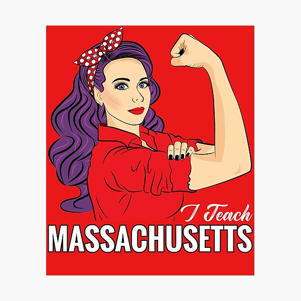 Item preview, Massachusetts State Teacher Red For Ed Redfored I Teach designed and sold by ZNOVANNA.