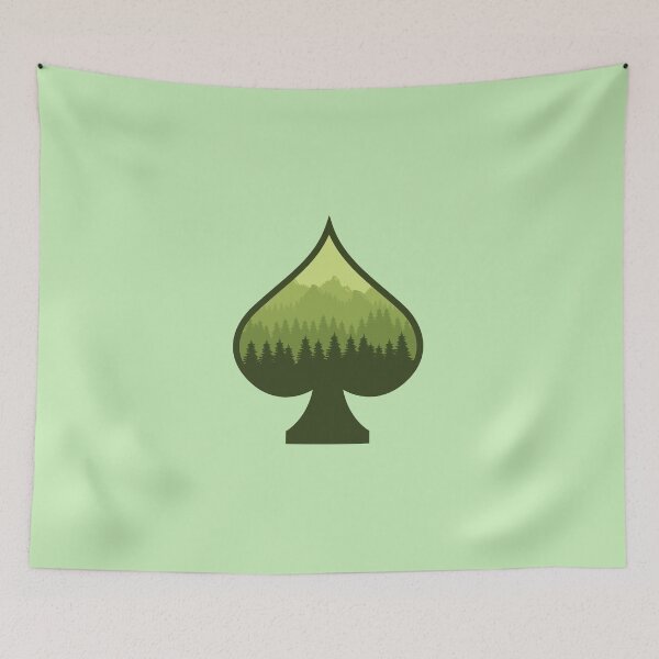 Item preview, Landscape Spades - Window to the wild designed and sold by VHOG 21.