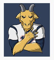Limited Edition Tom Brady GOAT 6 Rings, Tb12, New England Patriots Shirts, Mugs, Hoodies & Wall Tapestry! Photographic Print