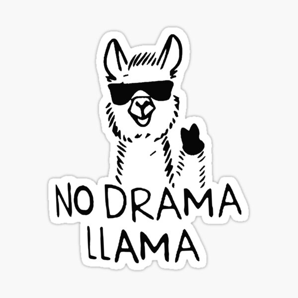 Lama pas de drame Sticker