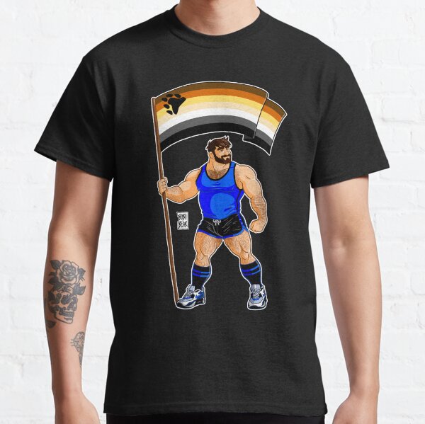ADAM LIKES BEAR PRIDE FLAG Classic T-Shirt