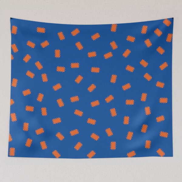 Item preview, Goofin' Around - Orange on Blue designed and sold by ChristianWiley.