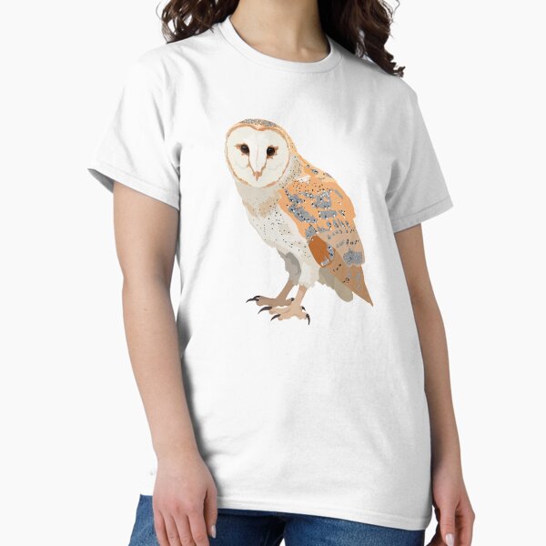 Item preview, Barn Owl designed and sold by birds-and-pizza.