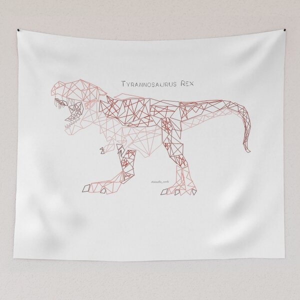 Item preview, Geometric T-Rex designed and sold by RockADoodles.