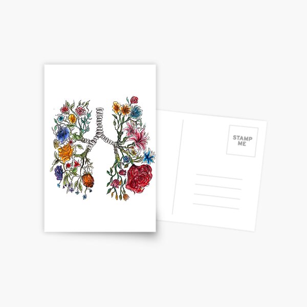 Artikel-Vorschau von Lungenanatomie und Blumenkunst, designt und verkauft von Terouz.