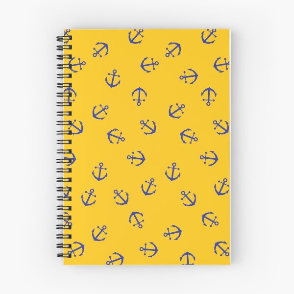 Item preview, Anchors Away - Blue on Yellow designed and sold by ChristianWiley.