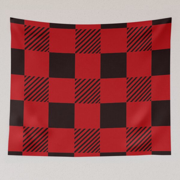 Item preview, Buffalo Plaid in red designed and sold by Sharilea.