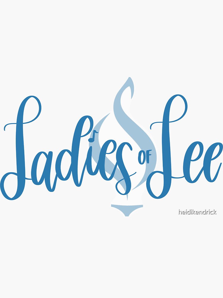 "Ladies of Lee" Sticker by heidikendrick Redbubble